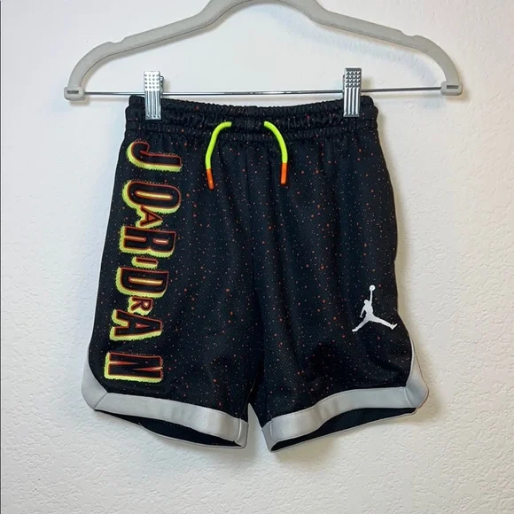 Jordan Black Shorts with Neon and White Details - Picture 1 of 9